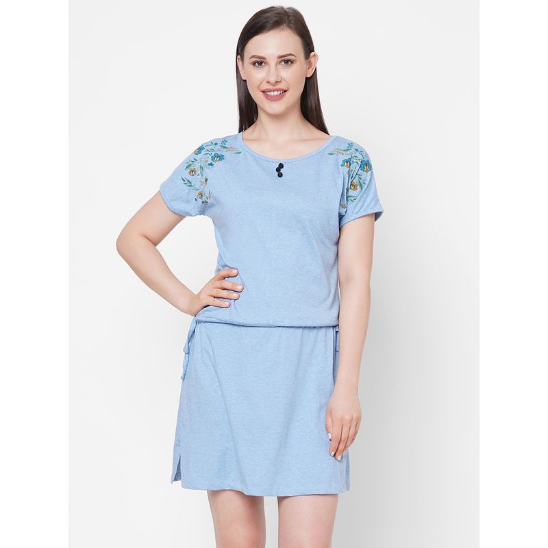 Sweet Dreams Women Solid Nighty (M)