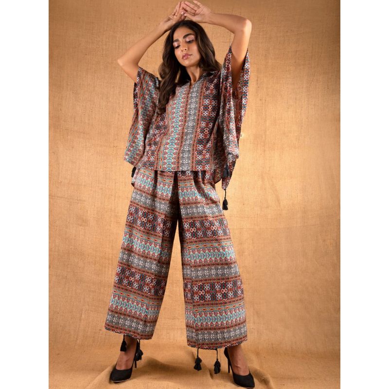Dusk Attire Kazuki Kaftan and Pyjama (Set of 2) (XS)