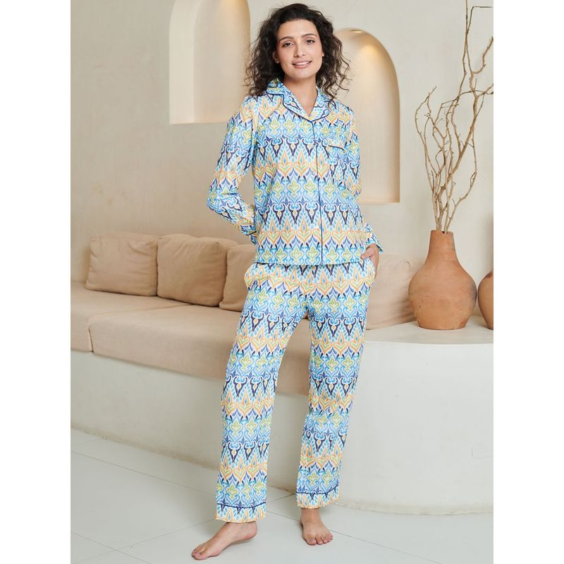 Dusk Attire Marina Shirt and Pyjama (Set of 2) (S)