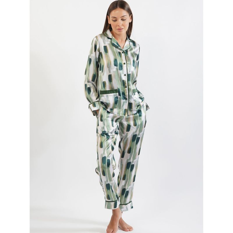 Dusk Attire Seana Shirt and Pyjama (Set of 2) (L)