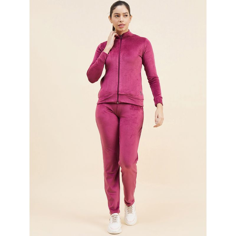 Sweet Dreams Women Solid Tracksuit (Set of 2) (M)