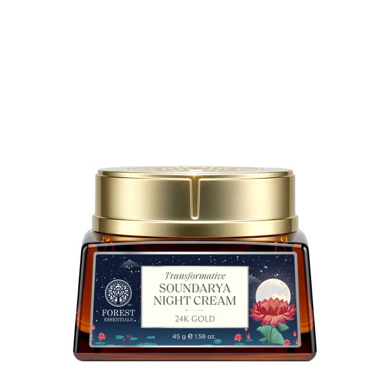 Forest Essentials Transformative Soundarya Night Cream With 24K Gold - For Overnight Repair