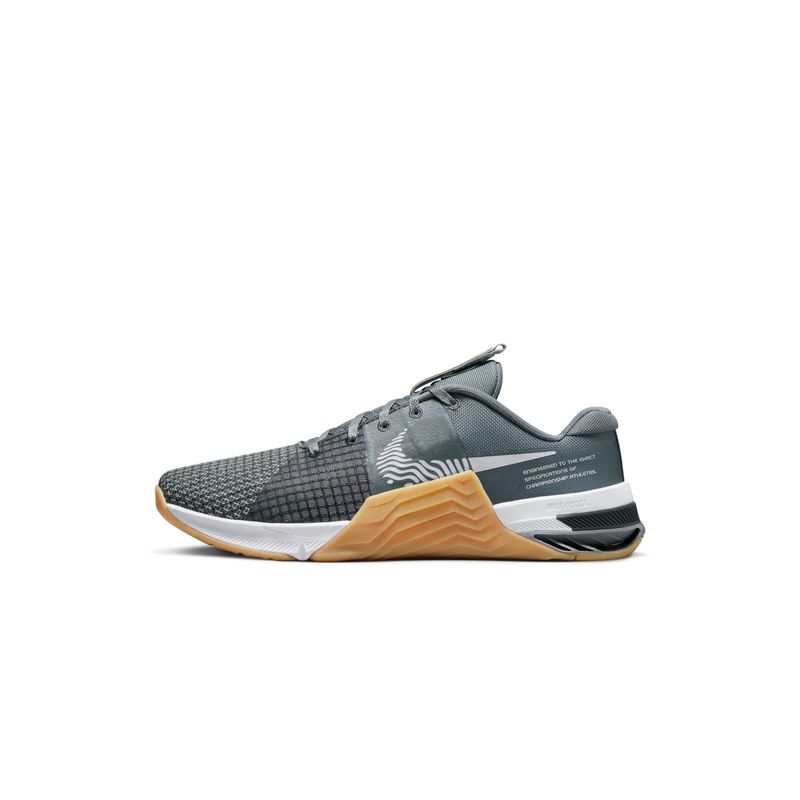 Nike Metcon 8 Men Grey Training Shoes (UK 6 (EU 40))