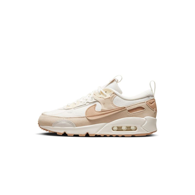 Nike Air Max 90 Futura Women Beige Running Shoes (UK 3.5)
