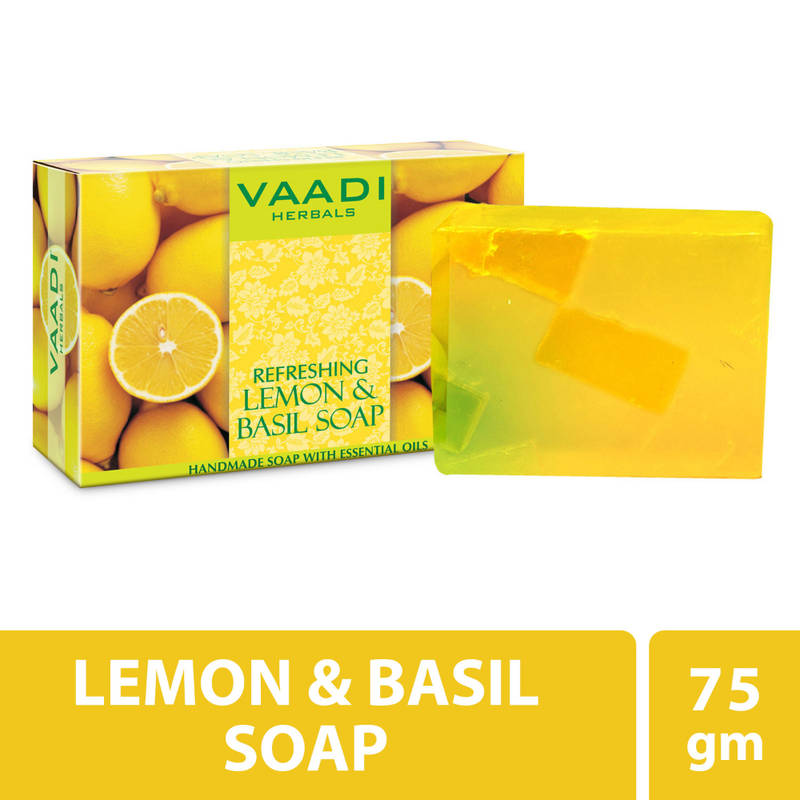 ebay glutathione soap Vaadi Herbals Refreshing Lemon And Basil buyfive