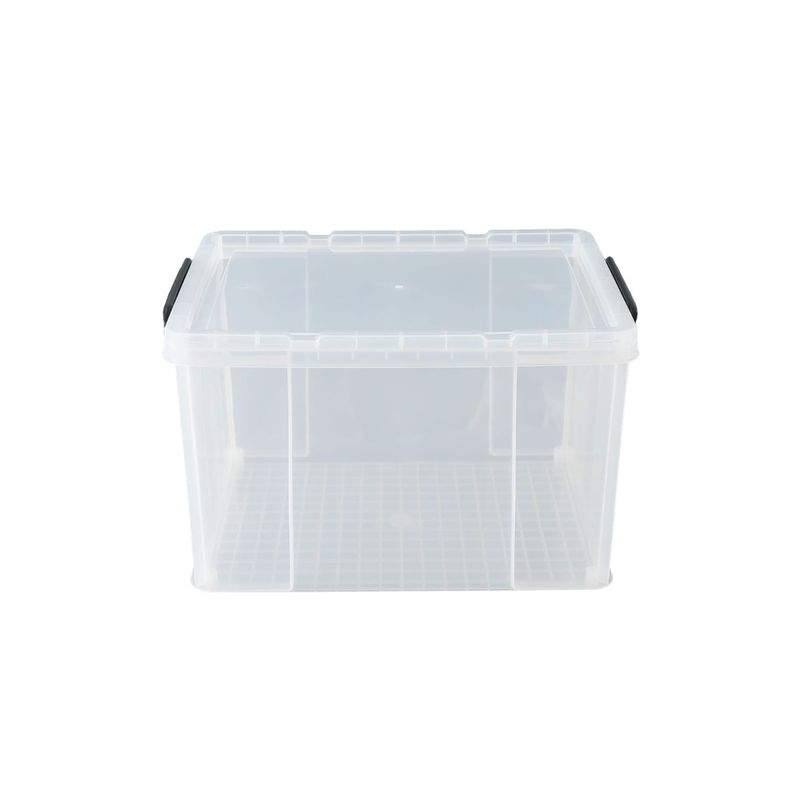 UMAI Storage Box with Lid & Double Side Handles Transparent (S)