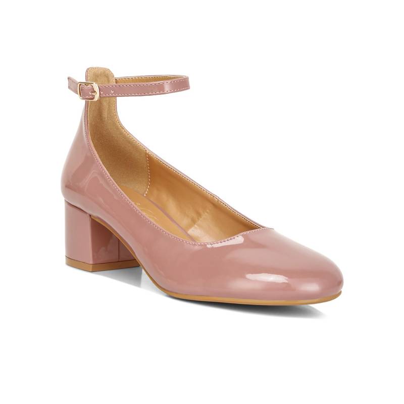 Rag & Co Women Pink Block Heels (EURO 36)