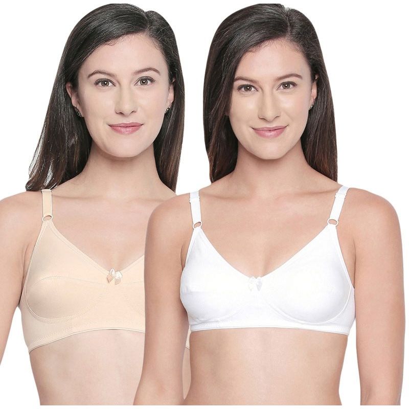 Bodycare B, C & D Cup Perfect Coverage Bra-Pack Of 2 - Nude (44B)