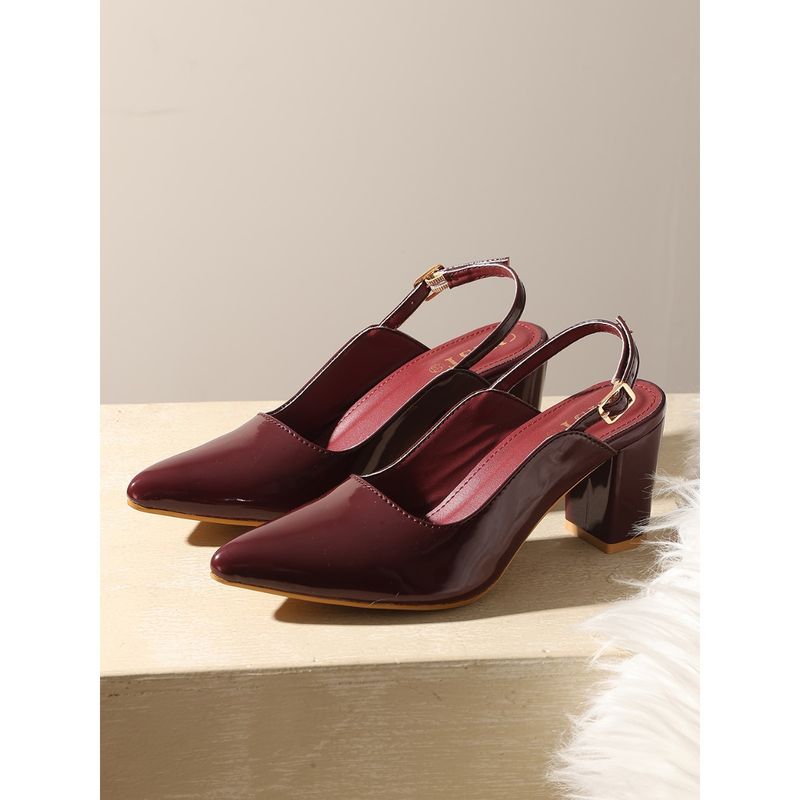 GNIST Classic Cherry Block Pump Heels (EURO 36)