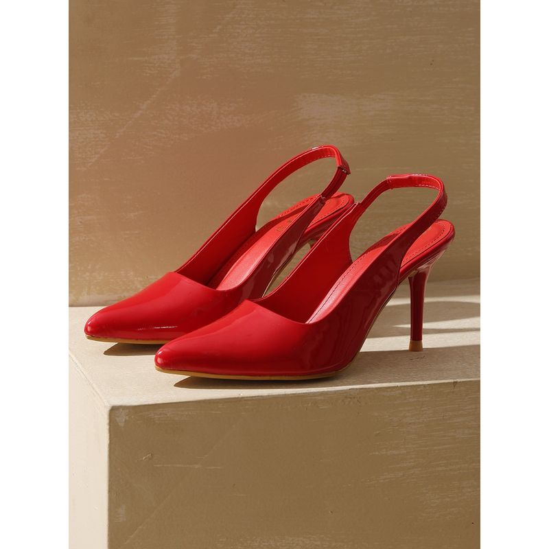 GNIST Pointed Red Stiletto Pump Heels (EURO 41)
