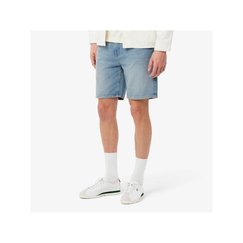 Lacoste Straight Fit Denim Bermuda Shorts (40)