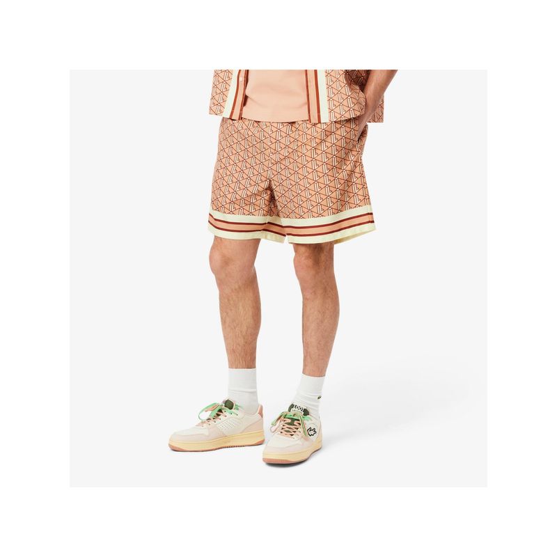 Lacoste Lightweight Monogram Print Shorts (05 -L)
