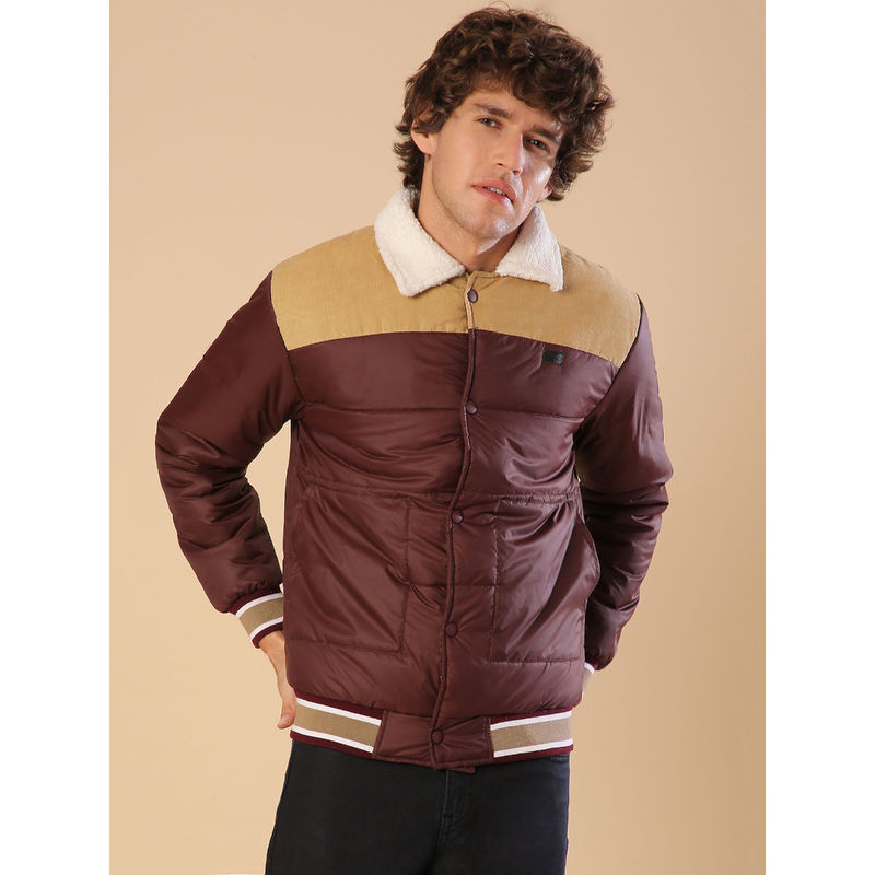 Campus Sutra Men Colorblock Stylish Windcheater Casual & Bomber Jacket (S)