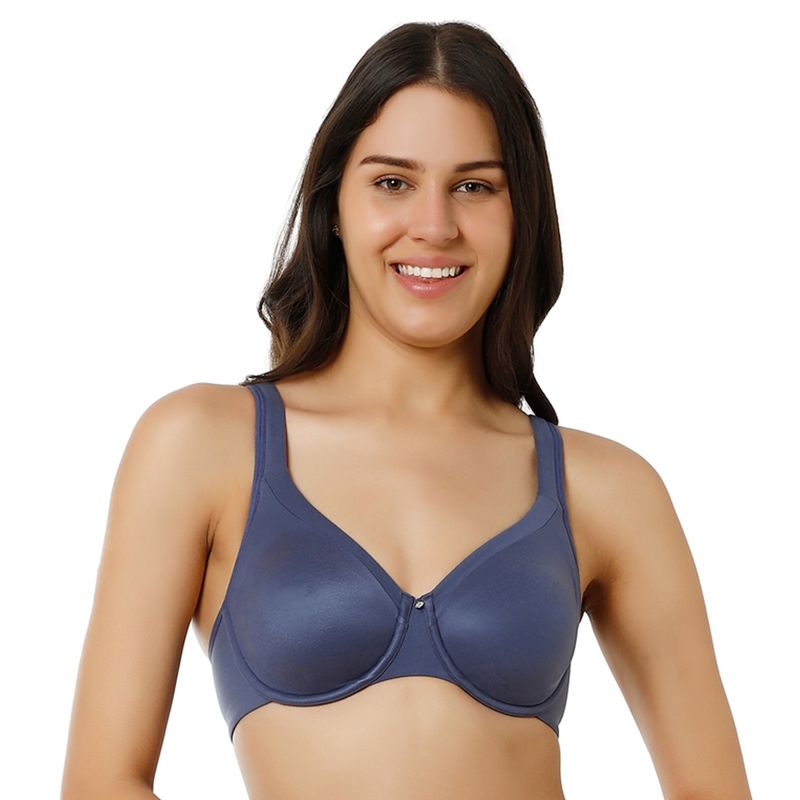 Amante Solid Non Padded Wired Full Coverage Super Support Bra (34DD)