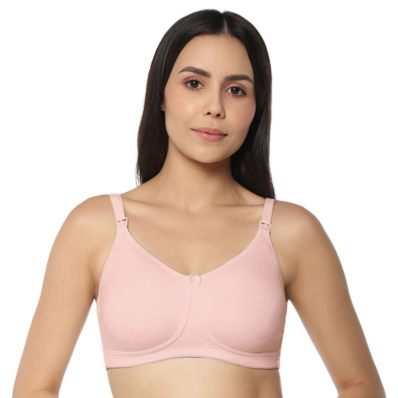 Amante Solid Non Padded Non-Wired Full Coverage Nursing Bra (34B)
