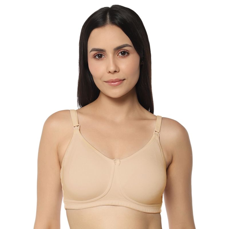 Amante Solid Non Padded Non-Wired Full Coverage Nursing Bra (34B)