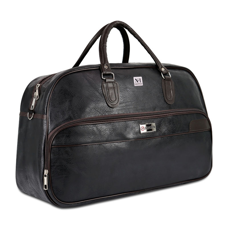 Buy NFI Essentials Large Leather 20 Inch Duffle Bag for Travel Men and