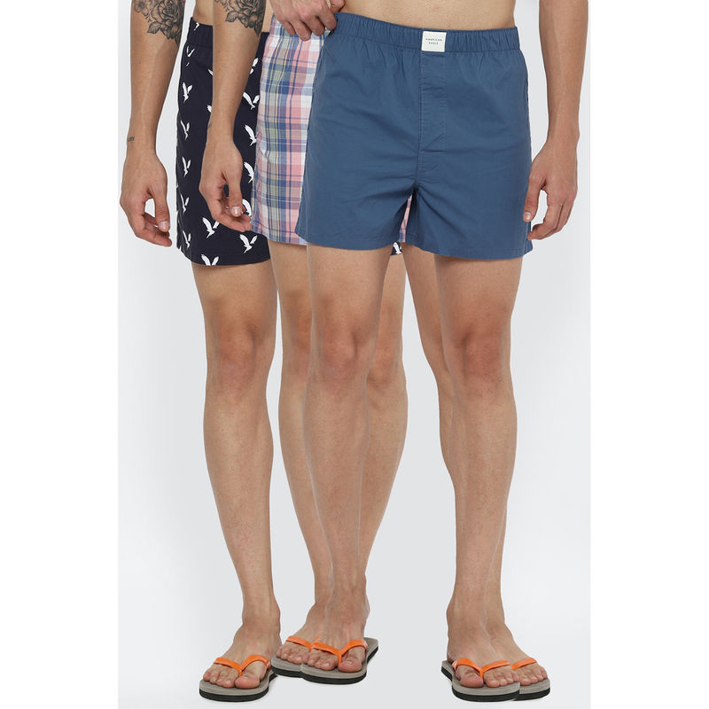 American Eagle Men Multicolored Stretch Boxer Short (pack Of 3) Buy American Eagle Men Multi