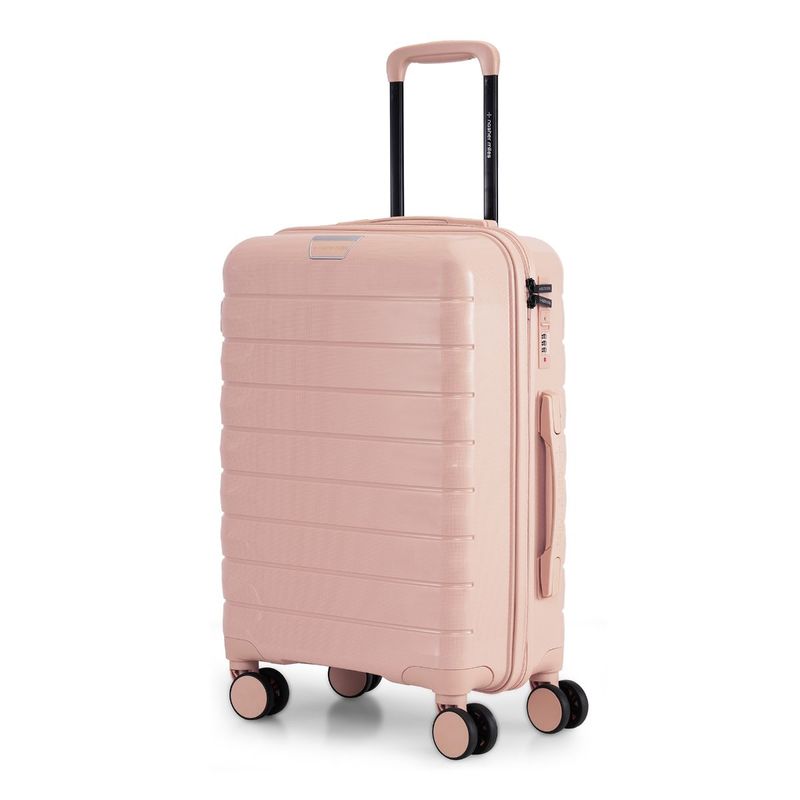 Nasher Miles Vienna Hard-Sided Polypropylene Check-In Peach Trolley Bag (L)