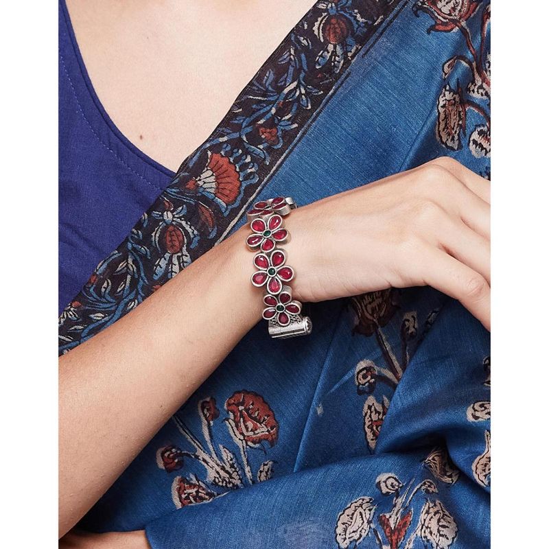 Fabindia Metal Bangles - Multi-Colour (2.8)