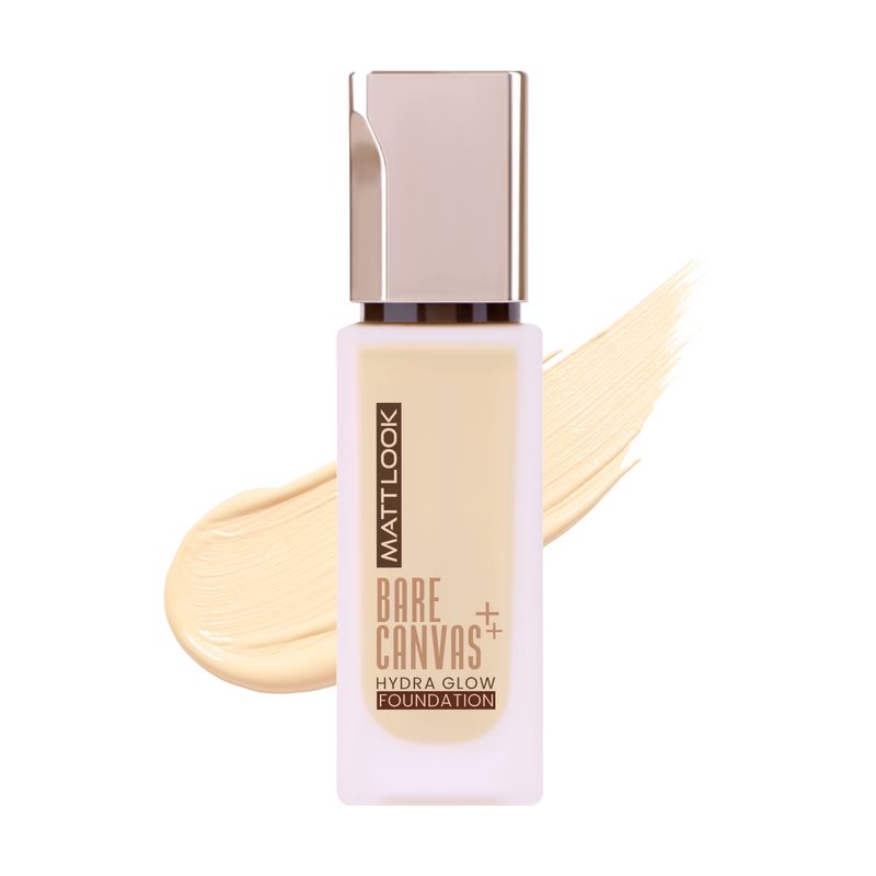 Matt look Bare Canvas Hydra Foundation - Nude Glow