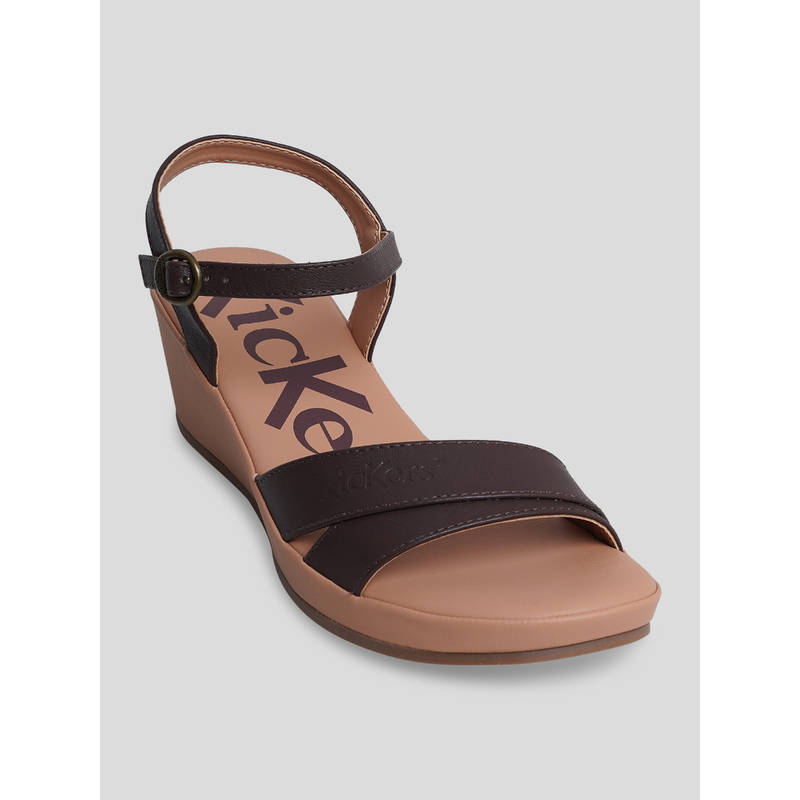 Kickers Women Buri Brown Wedges (EURO 36)
