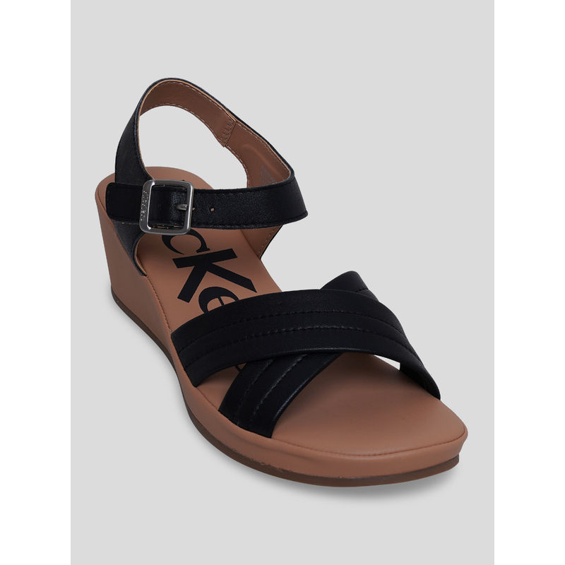 Kickers Women Bigeye Black Wedges (EURO 37)
