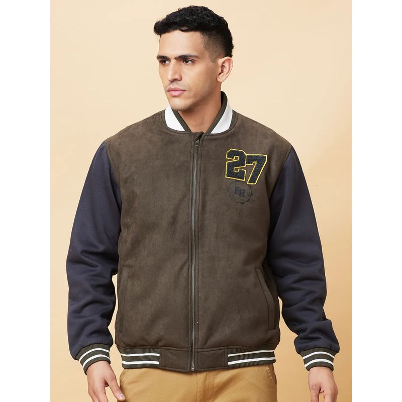 Being Human Mens Brown Jacket (2XL)