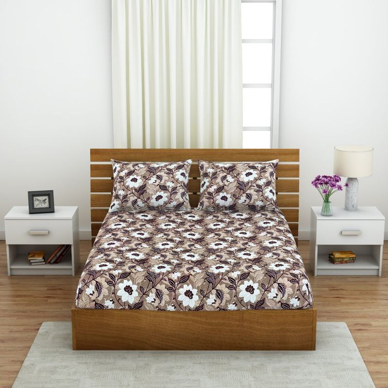 Buy Welspun MICROFIBER Bedsheets Double SOFT FEEL SKIN SAFE MACHINE