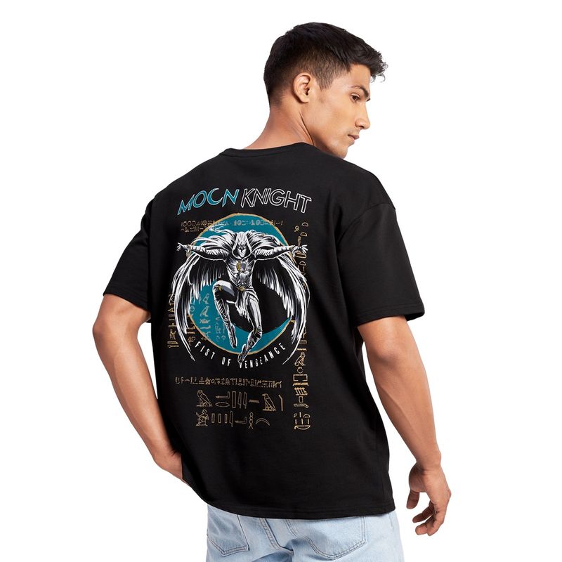 The Souled Store Moon Knight: Fist Of Vengeance Oversized T-Shirts For Men (XL)