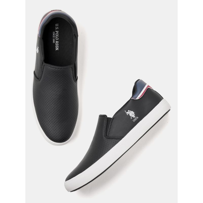U.S. POLO ASSN. CAMPBELL 3.0 Men Sneakers - Black (UK 8)