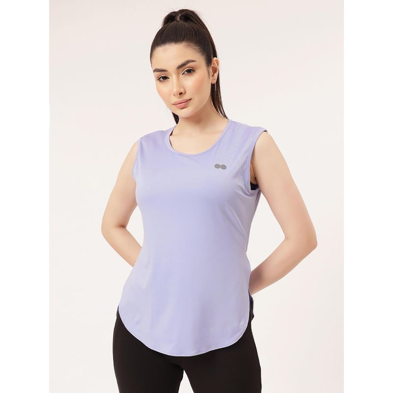 Clovia Active Sports and Gym Wear Tank Top with Moisture-Wicking Fabric (S)