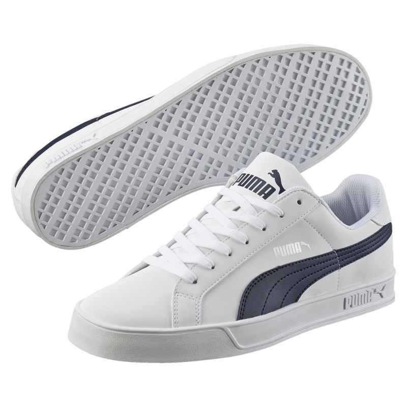 Puma smash vulc white sneakers sales