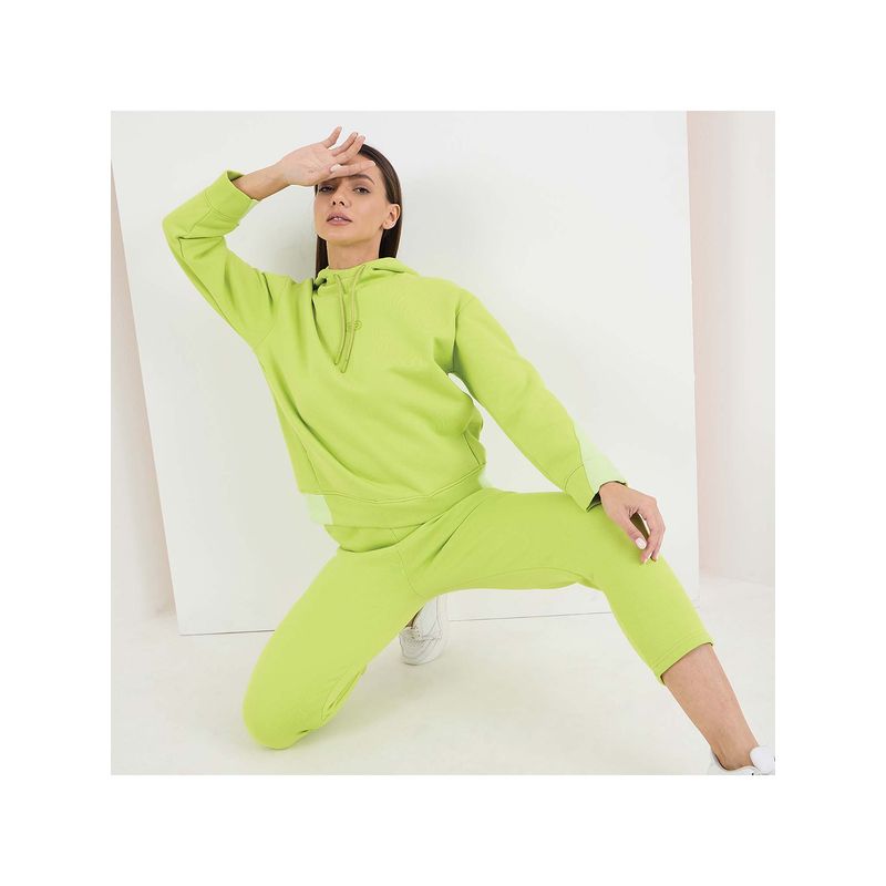 Sweet Dreams Women Green Solid Tracksuit (S)