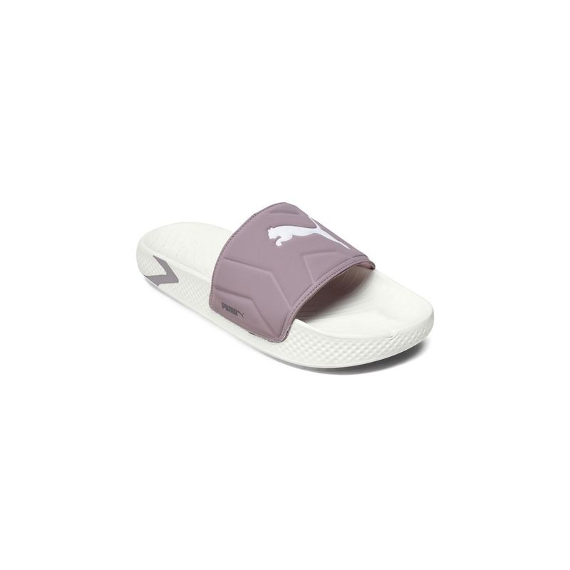 Puma Grey Softridepro Leadpuff Womens Sliders (UK 7)