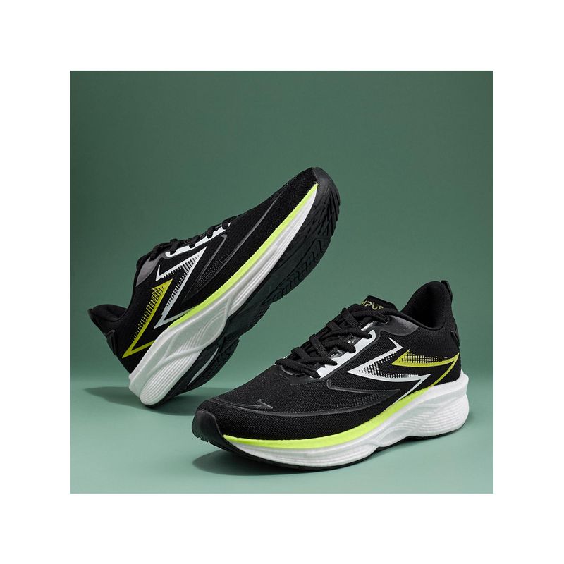 Campus Greg Pro Black Men Running Shoes (UK 10)