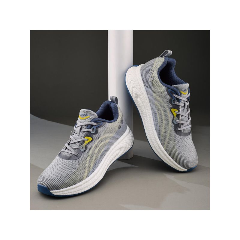 Campus Hype Pro Light Grey Men Running Shoes (UK 9)