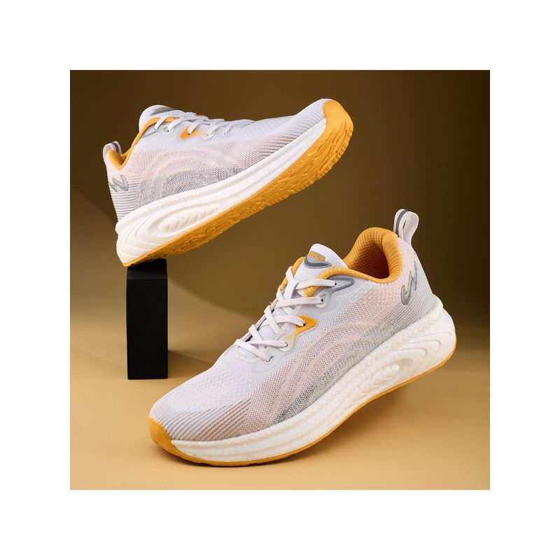 Campus Hype Pro White Men Running Shoes (UK 8)