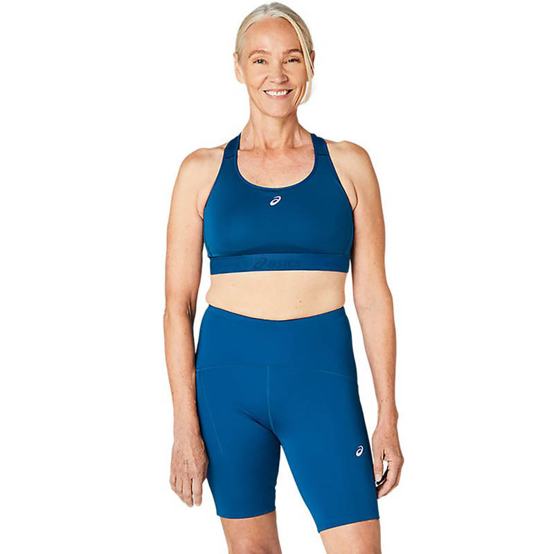 ASICS Rich Navy Road Compression Bra (XS)