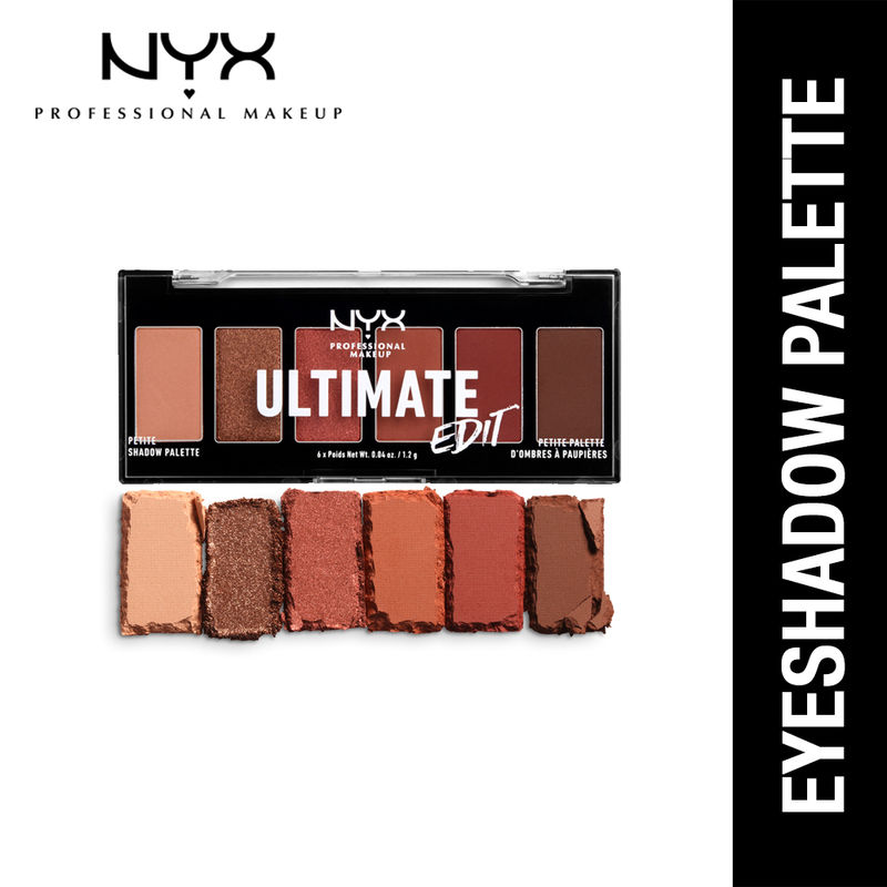 NYX Professional Makeup Ultimate Edit Petite Shadow Palette - Warm Neutrals