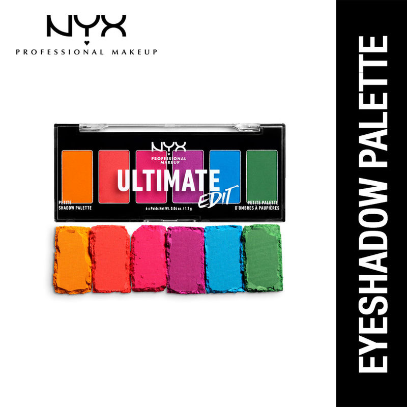 NYX Professional Makeup Ultimate Edit Petite Shadow Palette - Brights
