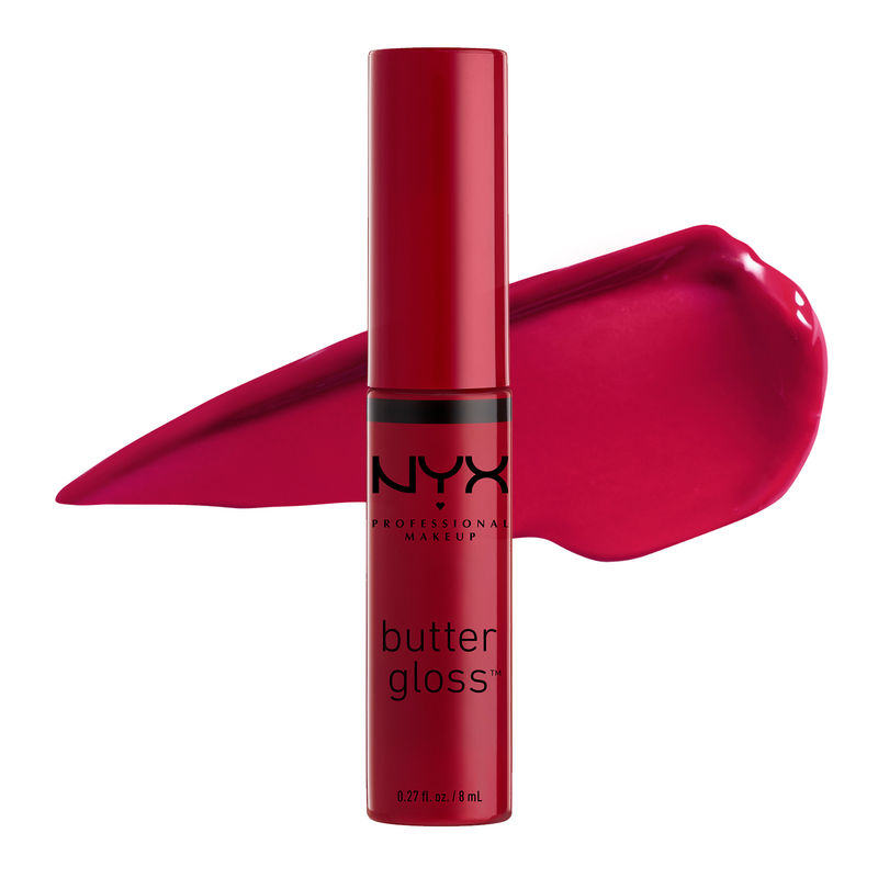 Nyx Professional Makeup Butter Gloss Cranberry Biscotti At Nykaacom