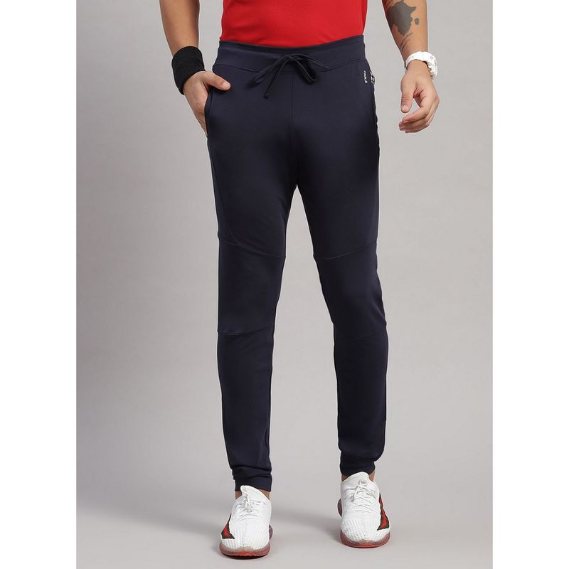 Rock.it Navy Blue Regular Fit Joggers (40)