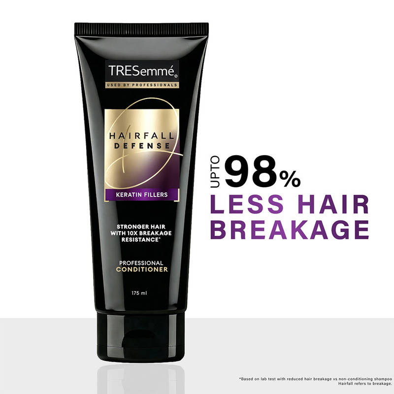 TRESemmé Hair Fall Defense Conditioner with Keratin Fillers for 98% Less Breakage