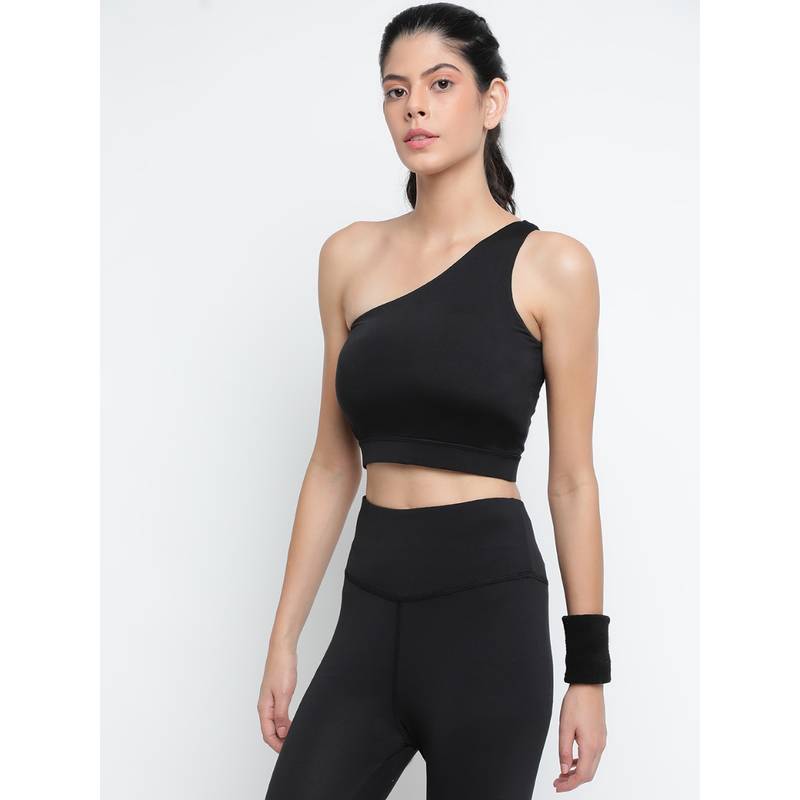 Wear Jukebox Women Black Desire Sports Bra (S)