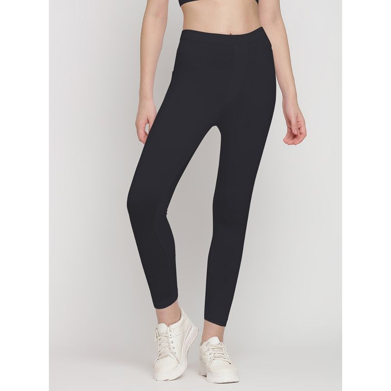 Wear Jukebox Black Flex Fit Back Pocket Tights (S)