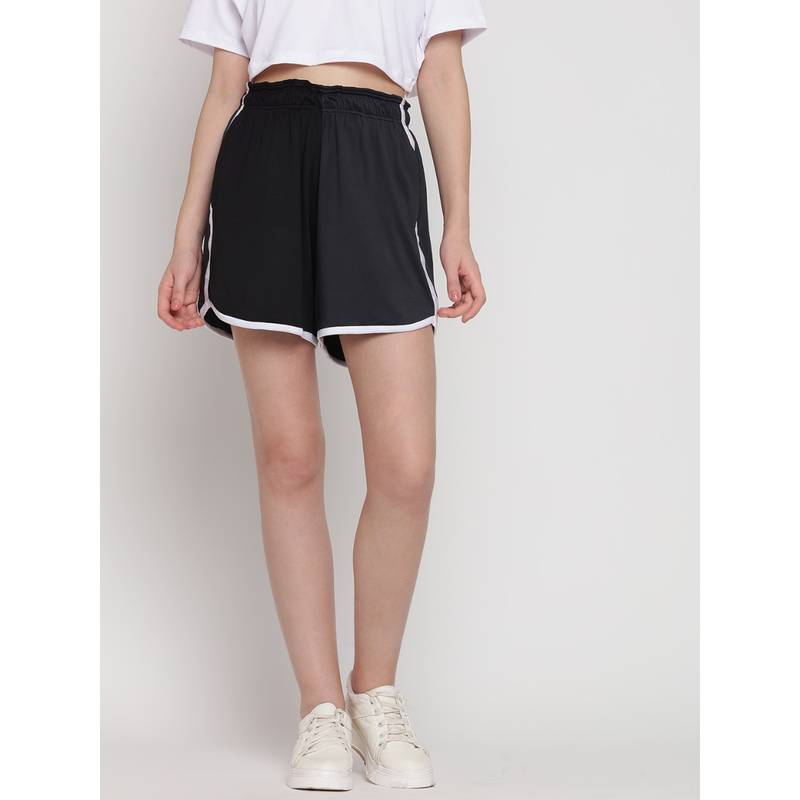 Wear Jukebox White Flow Fit High Rise Shorts (S)