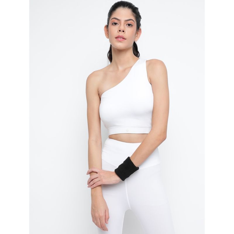 Wear Jukebox White Desire Sports Bra And Tights Set (Set of 2) (L)