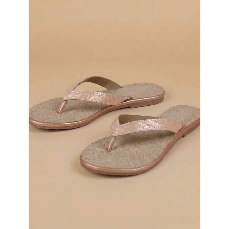 Metro Women Peach Casual Flats (EURO 36)