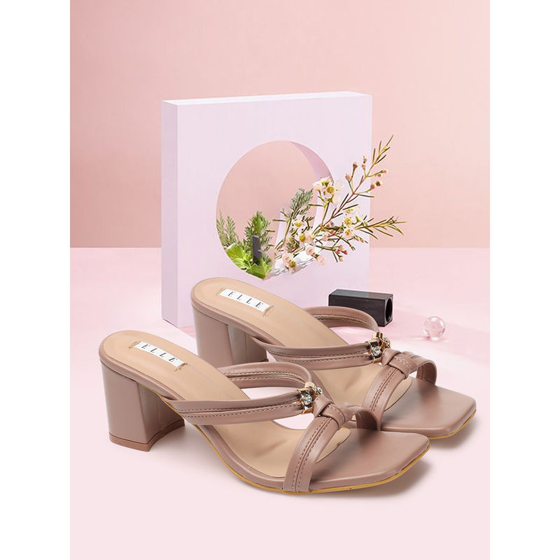 ELLE Peach Women Slip On Sandals (EURO 36)